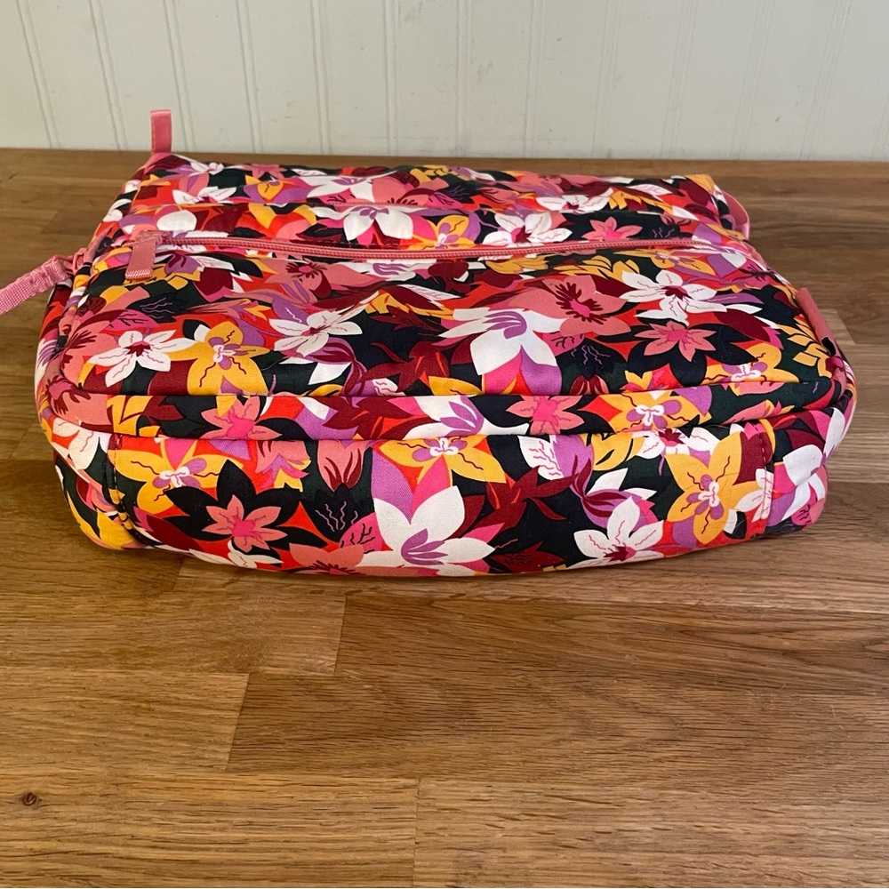 Vera Bradley Utility Crossbody Bag “Rosa Floral” - Picture 5 of 11